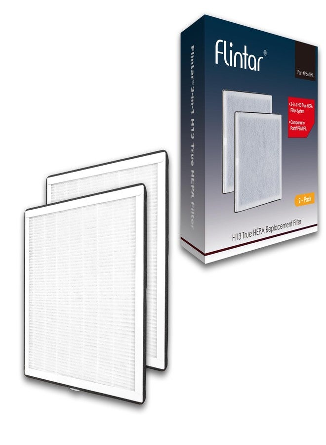 Flintar Replacement Filter, Compatible with Pure Enrichment PureZone Air Purifier PEAIRPLG, High Efficiency H13 grade 3-in-1 Filter, Part number PEAIRFIL, 2-Pack - Image 2