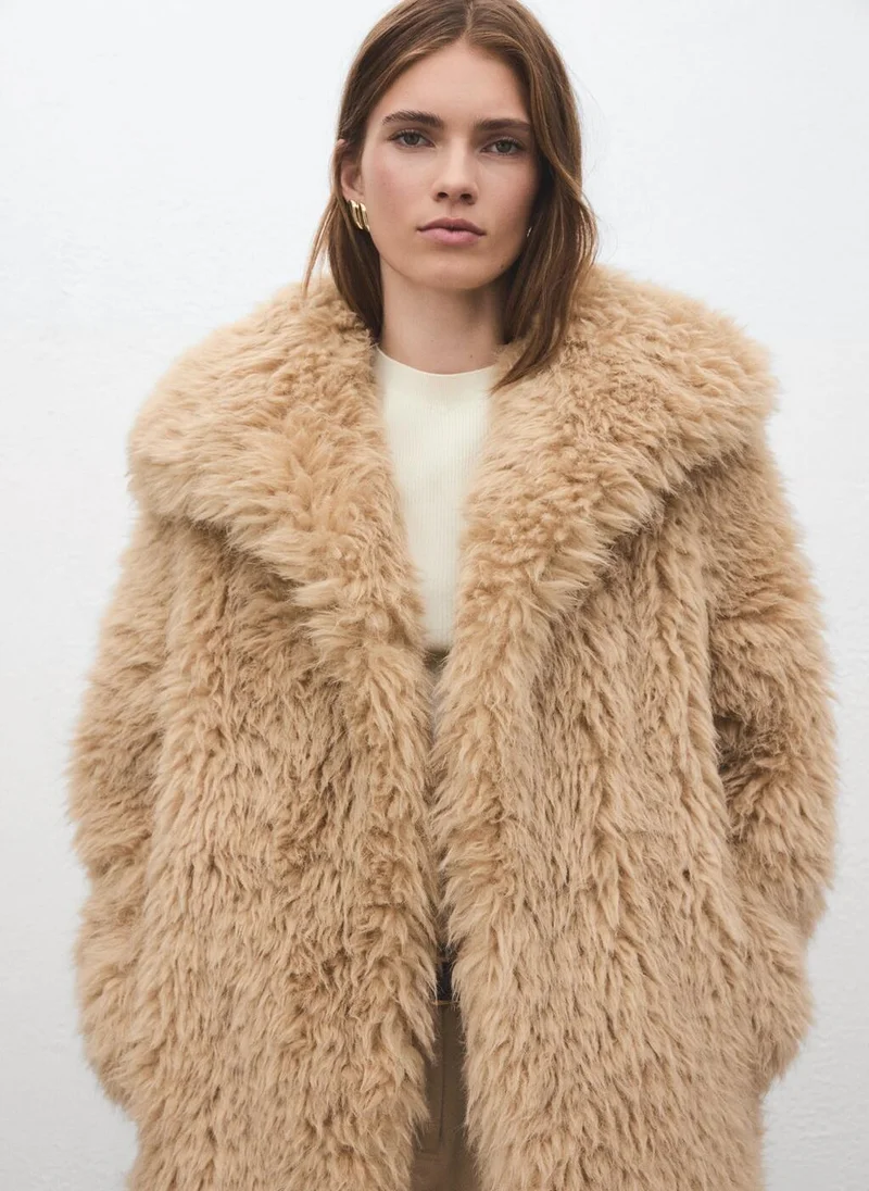 MANGO  Earrings with geometric relief for Women | Best Price UAE