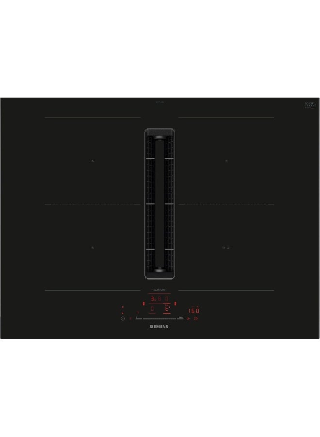 سيمنز iQ500 ED777HQ26E 70 سم موقد حثي مع تهوية مدمجة، touchSlider، Home Connect، موقد هندسة ألمانية، أسود ED777HQ26E أسود--ضمان 3 سنوات - Image 1
