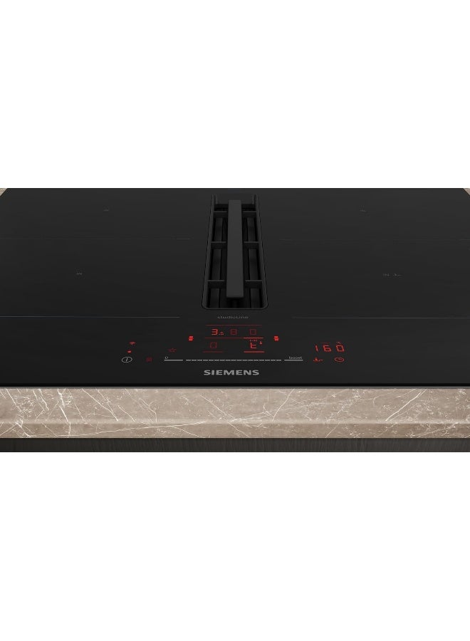 سيمنز iQ500 ED777HQ26E 70 سم موقد حثي مع تهوية مدمجة، touchSlider، Home Connect، موقد هندسة ألمانية، أسود ED777HQ26E أسود--ضمان 3 سنوات - Image 2