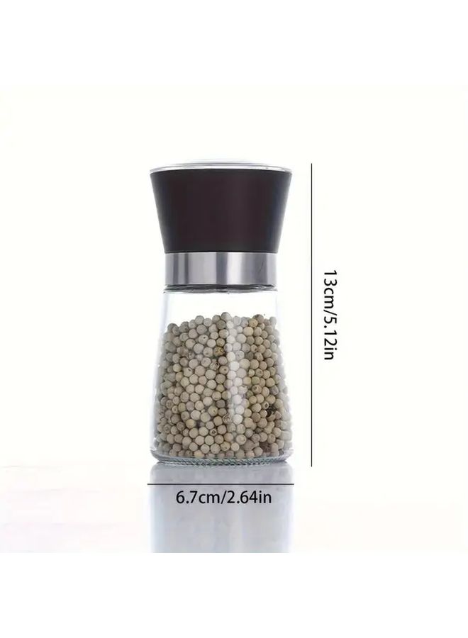 Glass Pepper Grinder Salt And Pepper Mill Set 2pcs For Home - Image 3