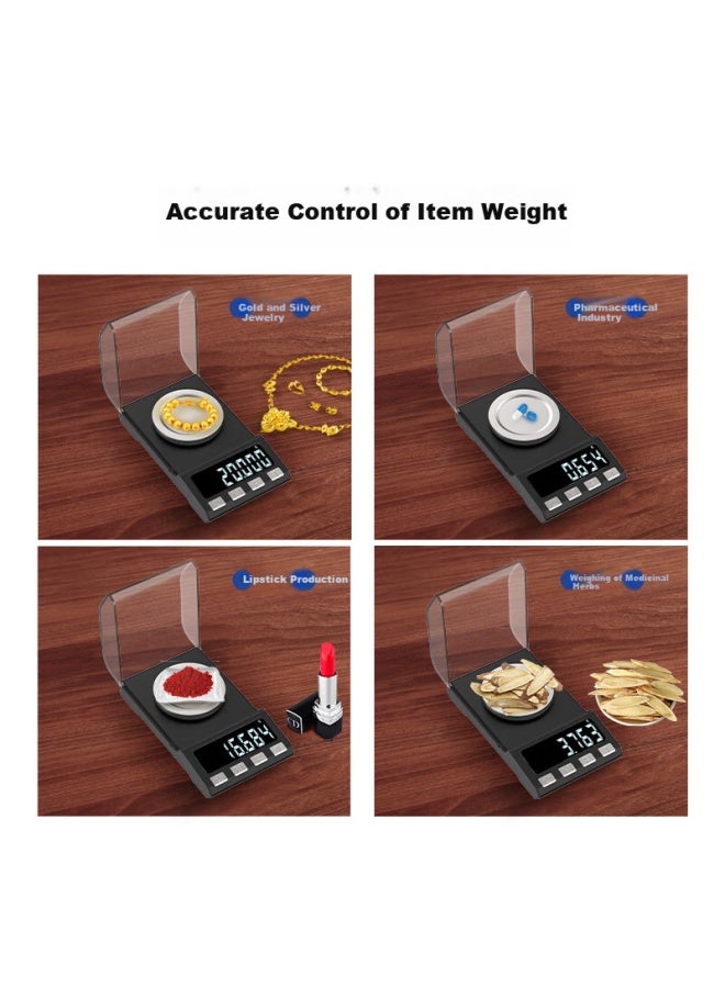 Kubei Electronic Scale, Precision Gold Jewelry Weighing Scale, Pharmacy Mini Lipstick Dispenser, Powder Scale 0.001G - Image 2