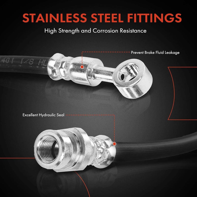 A-Premium Brake Hydraulic Hose for Kia Sorento 2016-2019 - Image 4