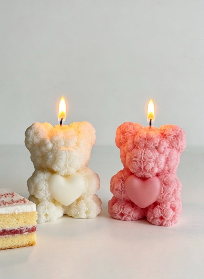 2 PCS Aromatherapy Candles Set Natural Soy Wax Long Lasting Fragrance Perfect for Home Bedroom Living Room Relaxation Stress Relief and Holiday Gift - Image 5