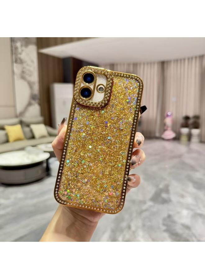 S-TOP Case For iPhone 16 Plus Diamond Glitter Sequins TPU Phone Case - Image 1