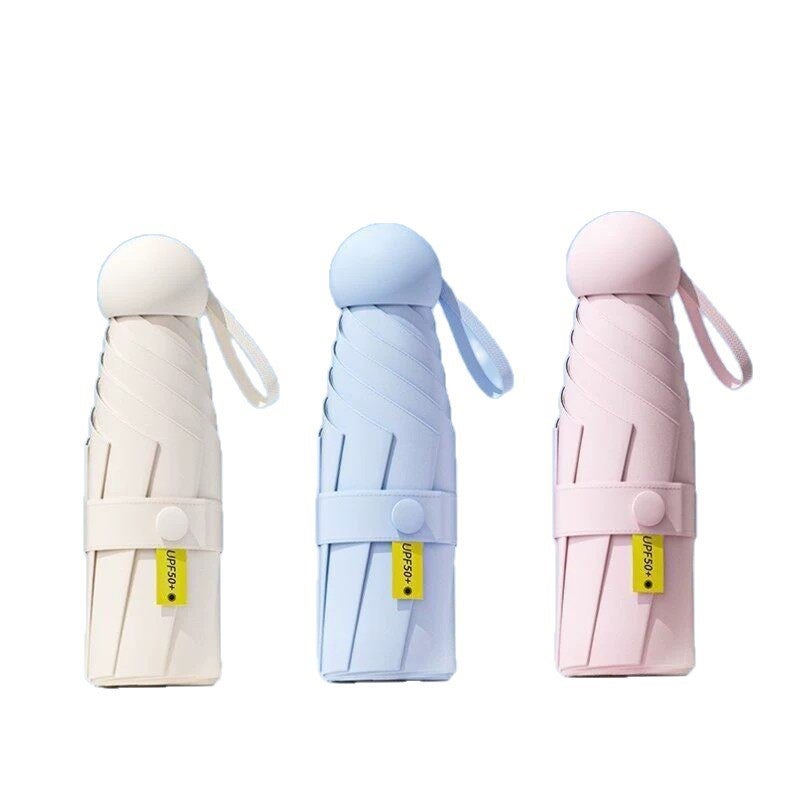 Mini Capsule Sun Umbrella, Portable, UV Protection, Rain or Shine - Image 5