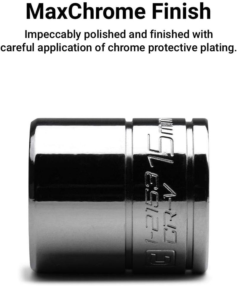 Capri Tools 12 mm Shallow Socket, 3/8-Inch Drive, 6-Point, Metric - Image 1