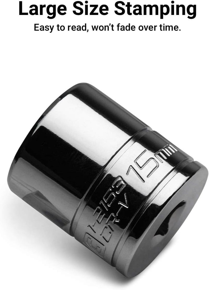 Capri Tools 12 mm Shallow Socket, 3/8-Inch Drive, 6-Point, Metric - Image 4