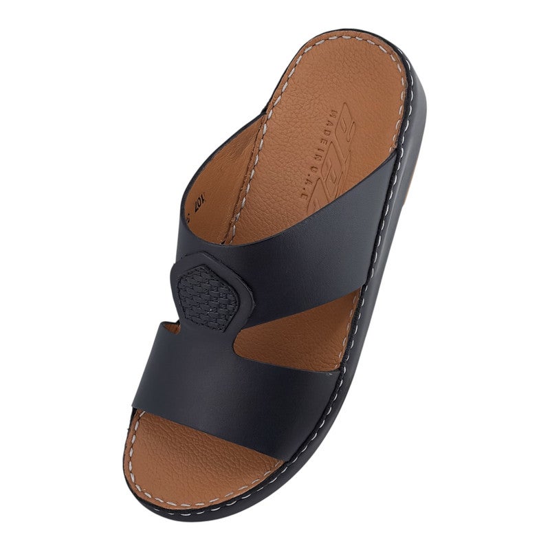 AET A E T Handmade Arabic Sandals For Men | Outdoor Mens Slippers | Genuine PU Leather With Buckle - Image 3
