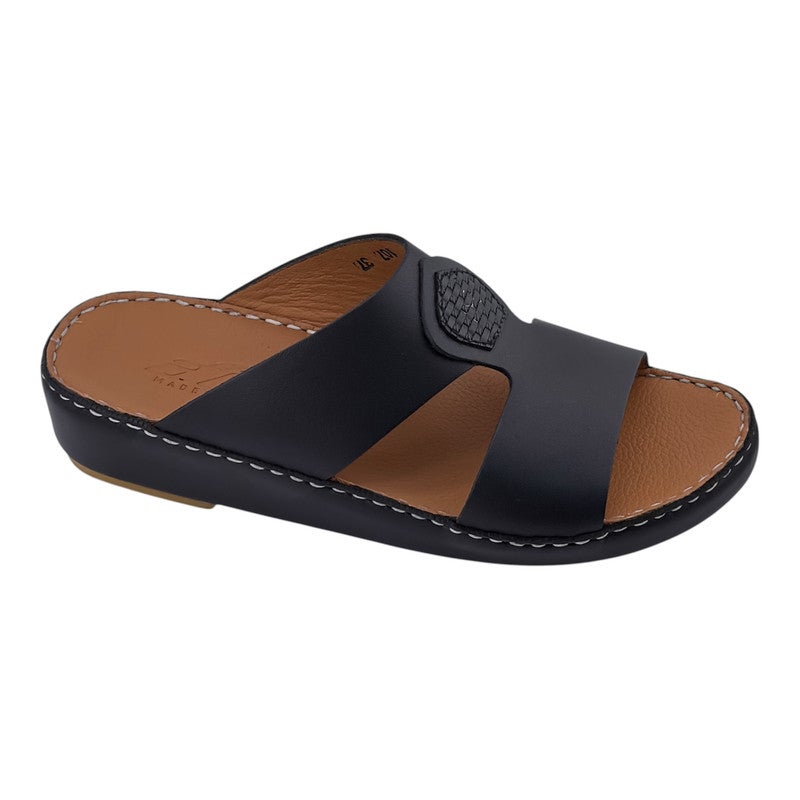 AET A E T Handmade Arabic Sandals For Men | Outdoor Mens Slippers | Genuine PU Leather With Buckle - Image 1