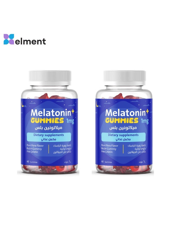 "Melatonin Plus Gummies for Sleep - 60 Candy Pieces, Special Offer"