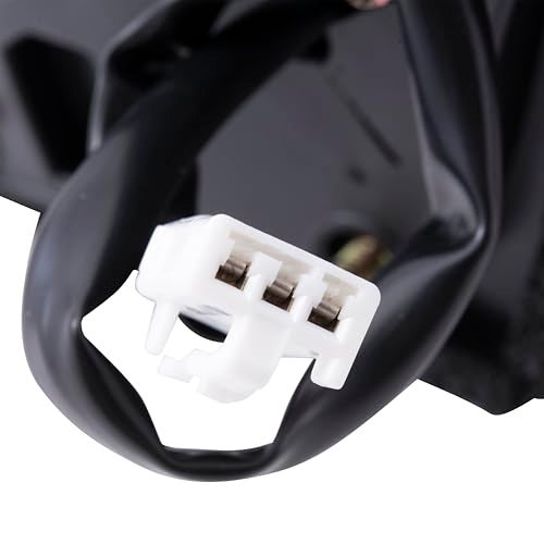 Brock Replacement Passengers Power Side View Mirror Ready-to-Paint Compatible with 2003-2008 Matrix Vibe 87910-02411-C0 - Image 5