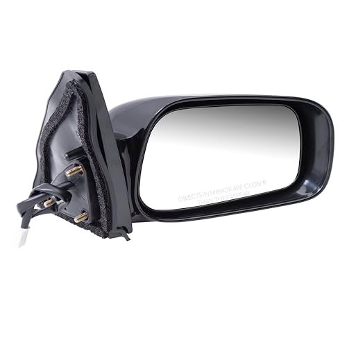 Brock Replacement Passengers Power Side View Mirror Ready-to-Paint Compatible with 2003-2008 Matrix Vibe 87910-02411-C0 - Image 2
