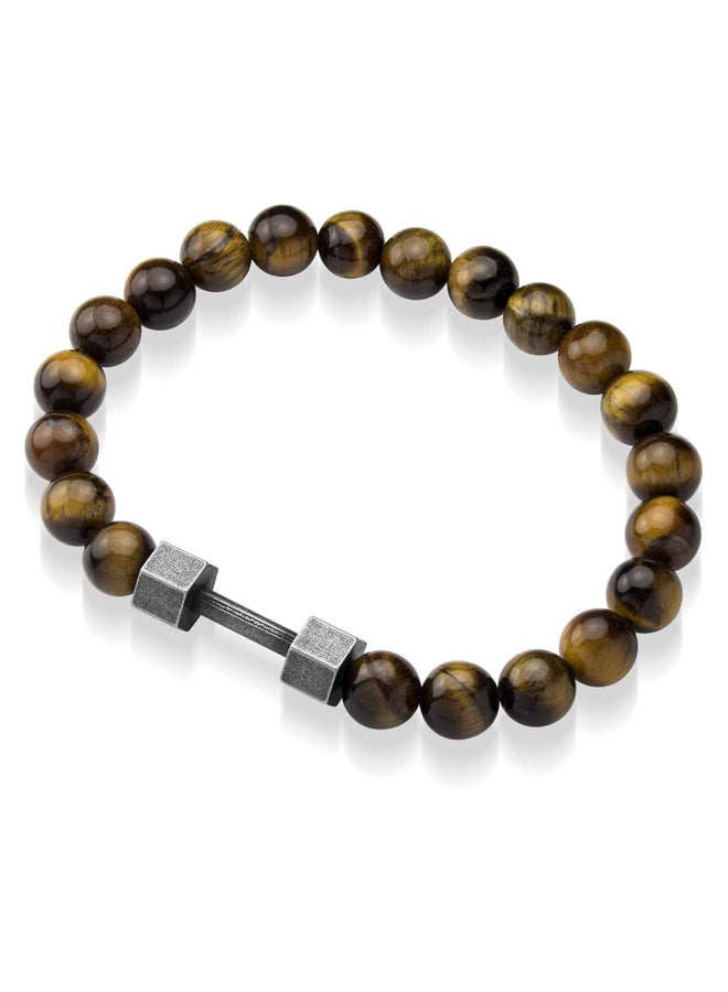Jewelry Stainless Steel Stretch Bracelet for Men and Women, Metal - Image 1