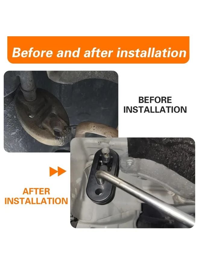 4pcs Upgraded Adjustable Muffler Shock Absorber Hangers Anti Corrosion For Cars Trucks - Image 4