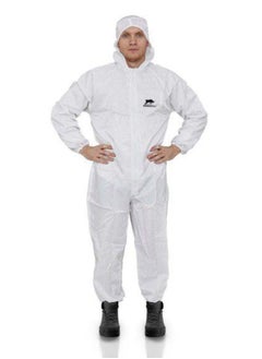 RHINOMOTIVE RHINOMOTIVE - Safety REUSABLE COVERALL Medium Protects against spray paint solvents and dust  - Image 1