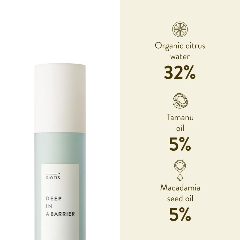 SIORIS Deep In A Barrier Cream 1.69 fl.oz: A Tamanu Oil-powered, organic and vegan intensive skin repair cream, strengthens the skin barrier, soothes sensitive skin, and deeply moisturize - Image 4