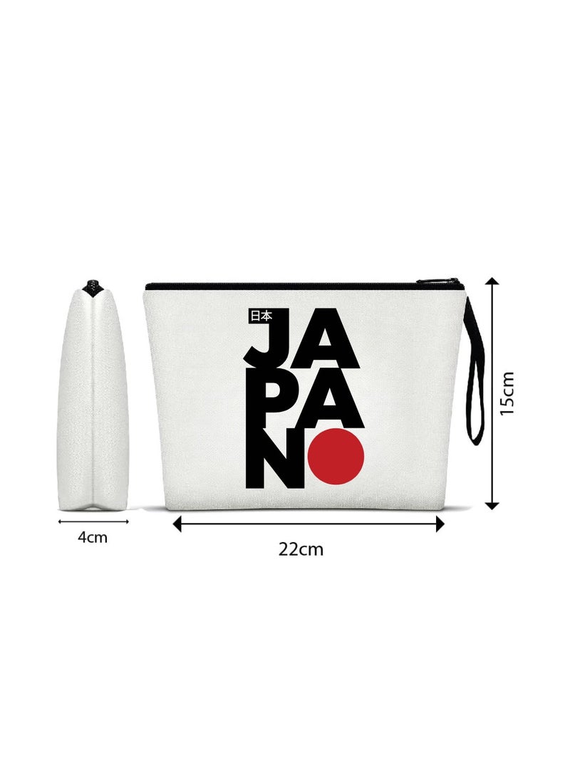 PRINTSHOP4ME Japan Cosmetic Bag-Eco-Friendly Reusable Makeup Organizer-Ideal For Travel,Daily Use And Survivors-Perfect Makeup Pouch-Printed Design Cosmetic Bag For Women - Image 2