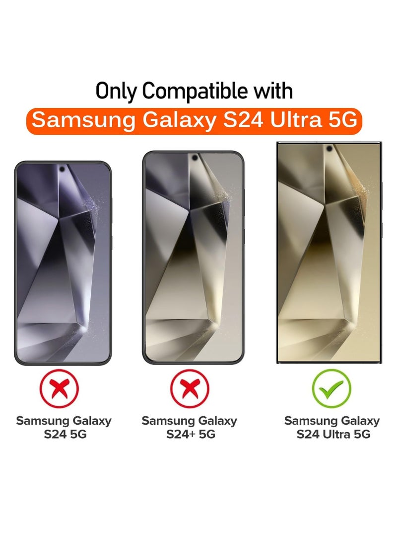 BORTONY Samsung S24 Ultra Magsafe Case Clear Support Wireless Charging Non-Yellowing Hard PC Back Drop Protection Phone Case Cover for Samsung Galaxy S24 Ultra 6.8 inch - Image 2