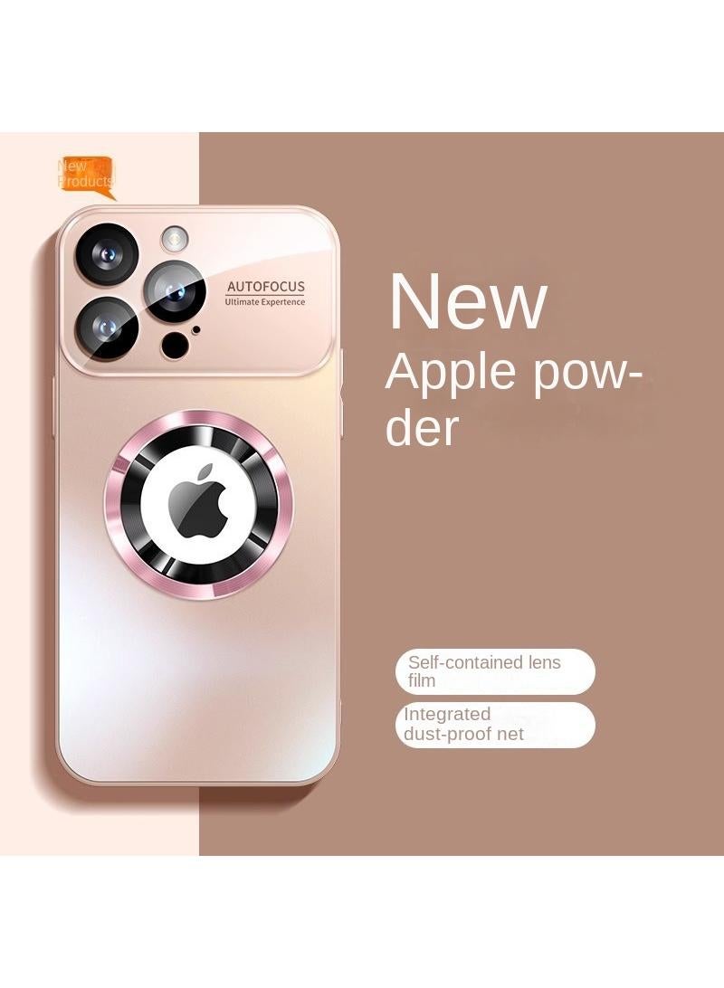 Y&D Applicable To Apple 15plus Matte Standard Leakage Magnetic Large Window Mirror Mobile Phone Protective Case - Image 1