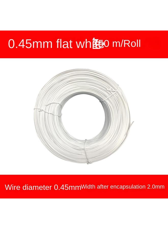 Bluejw Diameter 1.00mm Wrapping Iron Wire Wrapping Glue Binding Wire Binding Line 360 M Binding Belt Multicolor Postage - Image 1
