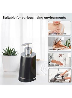 Happy Home Acrylic Soap Dispenser Scratch Resistant Easy to Clean Durable Leak Proof Rustproof Pump400ml  - Image 4
