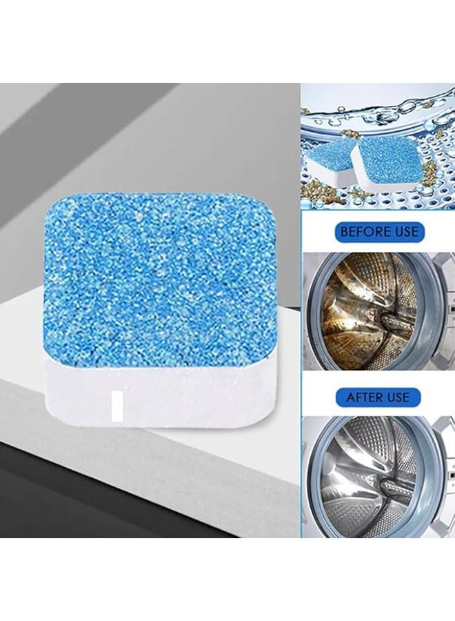 Washing Machine Cleaner – 12 Pcs Effervescent Cleaning Tablets for Washing Machine Drum and Slot, Deep Cleaning Washer Detergent Tablets for Removing Odor, Dirt, and Residue - Image 3