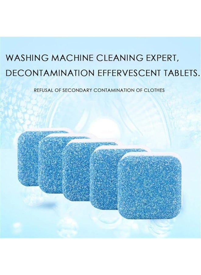 Washing Machine Cleaner – 12 Pcs Effervescent Cleaning Tablets for Washing Machine Drum and Slot, Deep Cleaning Washer Detergent Tablets for Removing Odor, Dirt, and Residue - Image 4