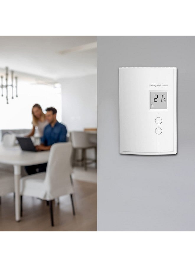 Honeywell Honeywell Home RLV3120A1005 Digital Non-Programmable Thermostat, White - Image 4