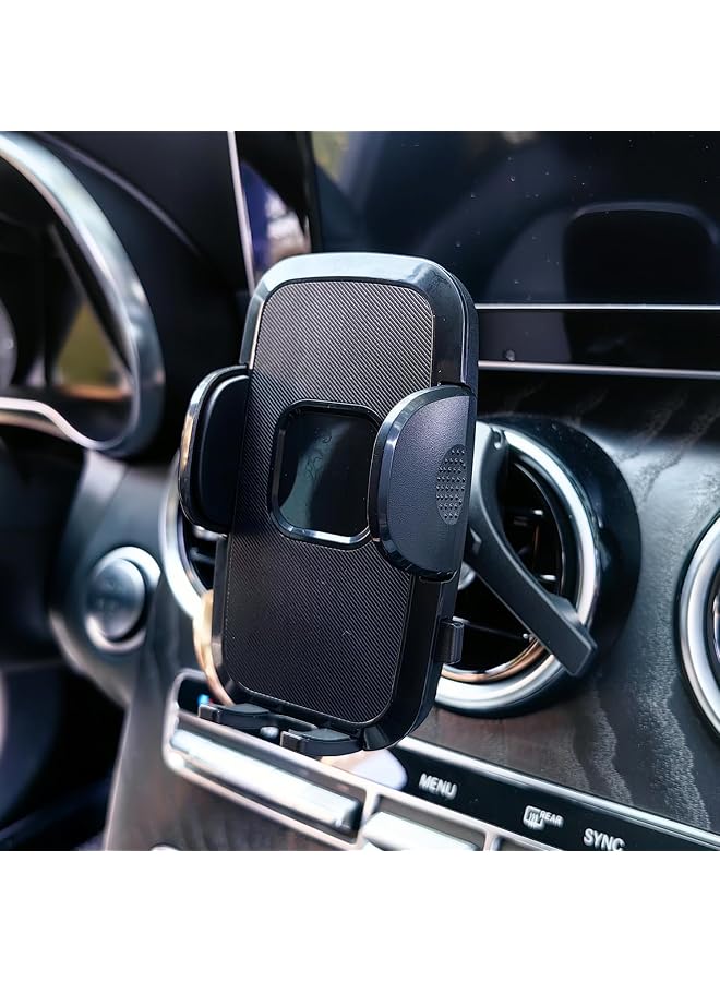 S-TOP Car Cell Phone Holder Mount for Kia Forte 2019-2024 Stinger 2018-2024 Hyundai Kona 2017-2023 GT1 GT2 GT GT Line EX LX LXS SX Accessories Circular Air Vent Cellphone Mobile Phone Stand - Image 1