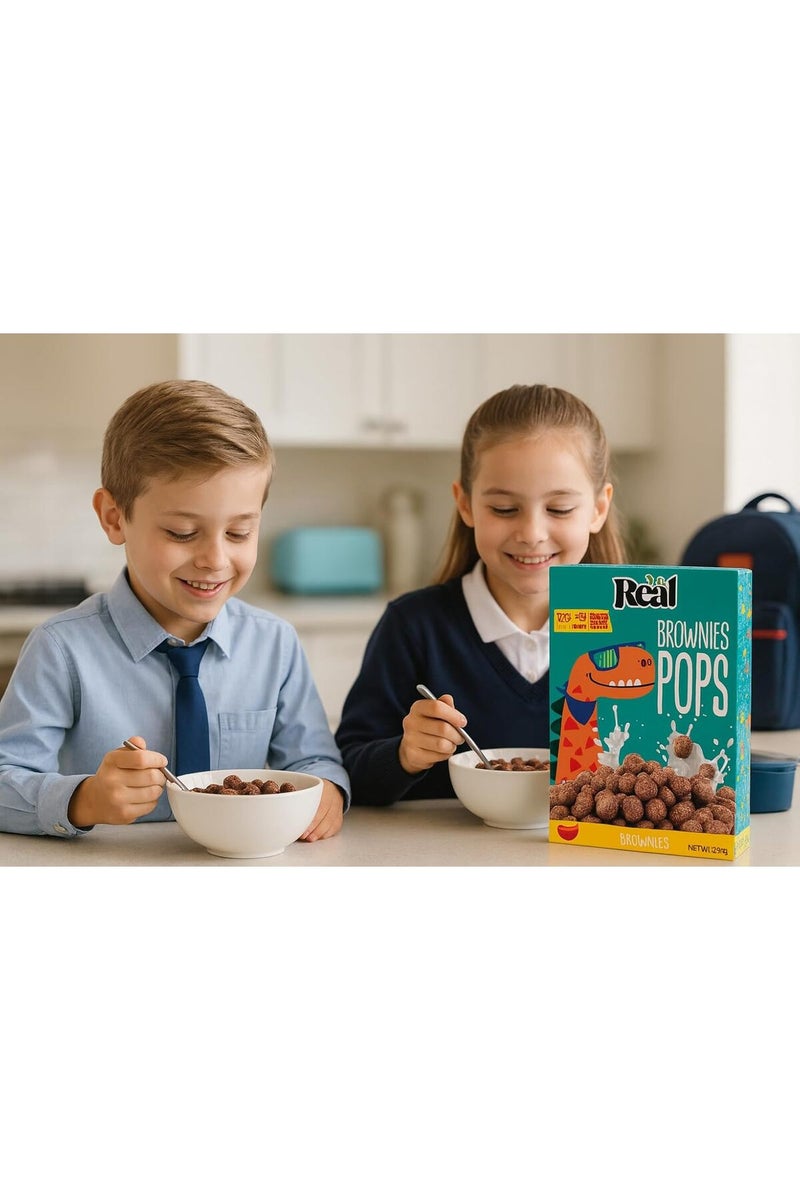 Real كرات براوني حقيقية – بروتين عالي، سكر منخفض، حبوب صحية، عبوة 250 جرام (عبوة من 2) - Image 4