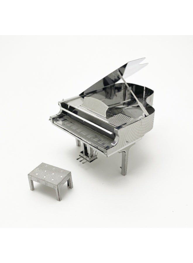 3D Metal Puzzle, piano Stereo Model Kit,  high-difficulty DIY assembly desktop decorations - Image 4