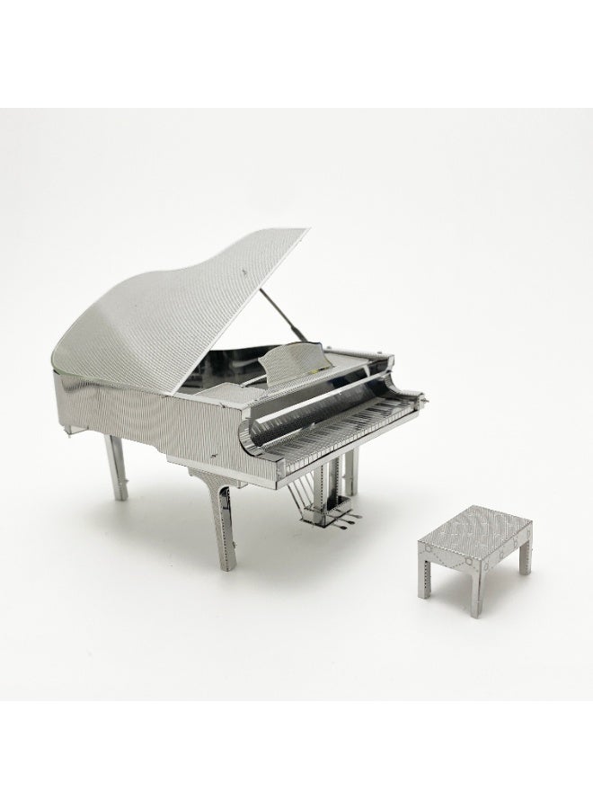 3D Metal Puzzle, piano Stereo Model Kit,  high-difficulty DIY assembly desktop decorations - Image 5
