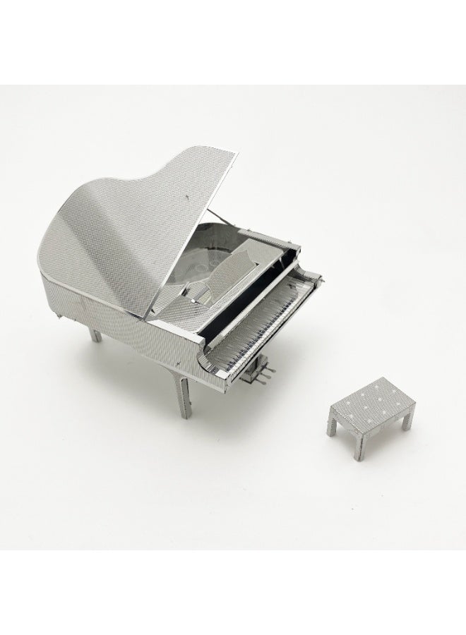 3D Metal Puzzle, piano Stereo Model Kit,  high-difficulty DIY assembly desktop decorations - Image 1