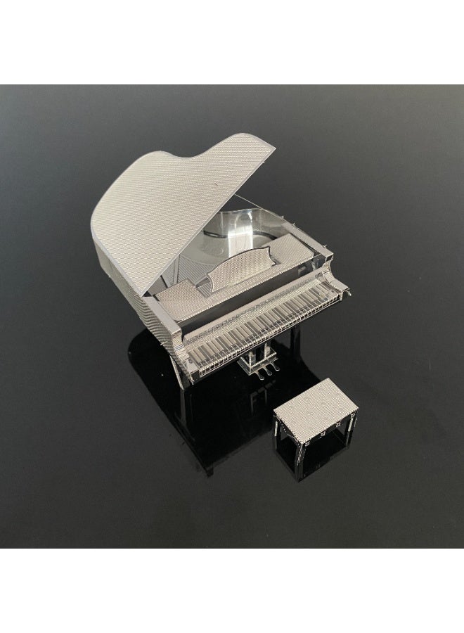 3D Metal Puzzle, piano Stereo Model Kit,  high-difficulty DIY assembly desktop decorations - Image 3