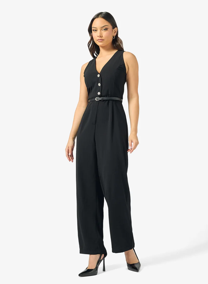 جينجر جمبسوت بحزام بتصميم أنيق