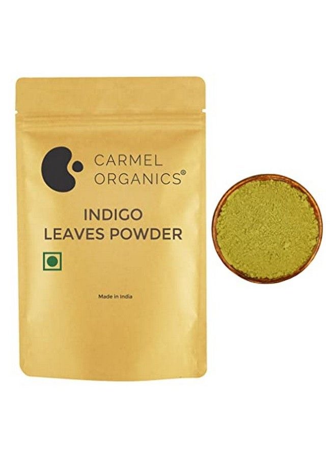 CARMEL ORGANICS Indigo Leaves Powder for Hair Colour | 340 GRAMS | No added preservatives.  - Image 1