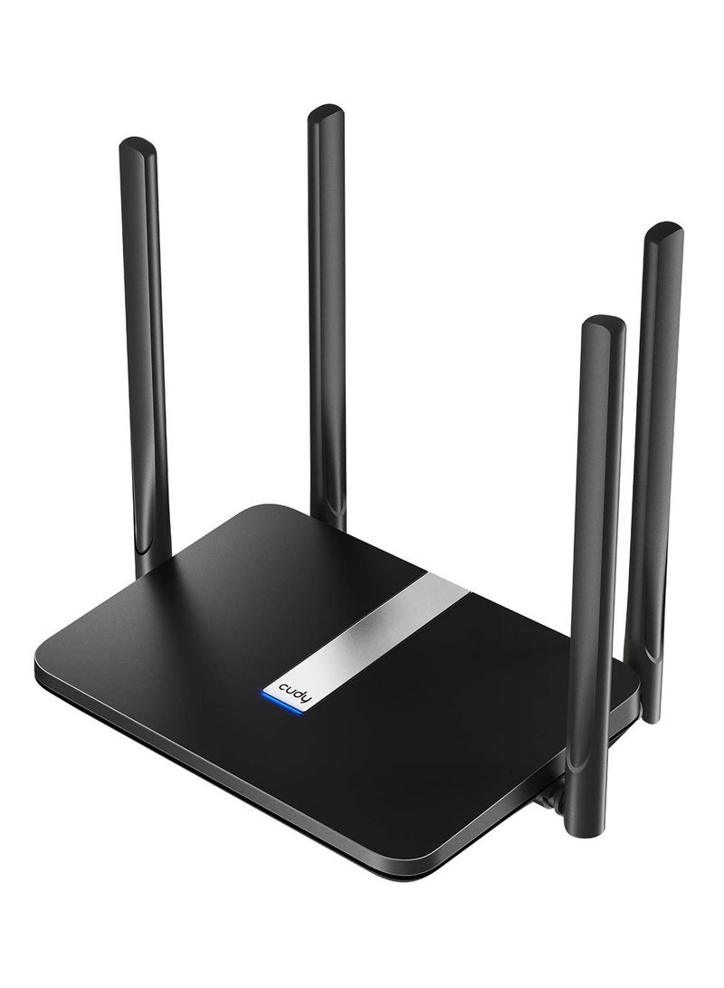 Cudy AC1200 Dual Band Unlocked 4G LTE Modem Router with SIM Card Slot, 1200Mbps Mesh WiFi, 5dBi High Gain Antennas, DDNS, VPN, Cloudflare (Cudy LT500) - Image 1