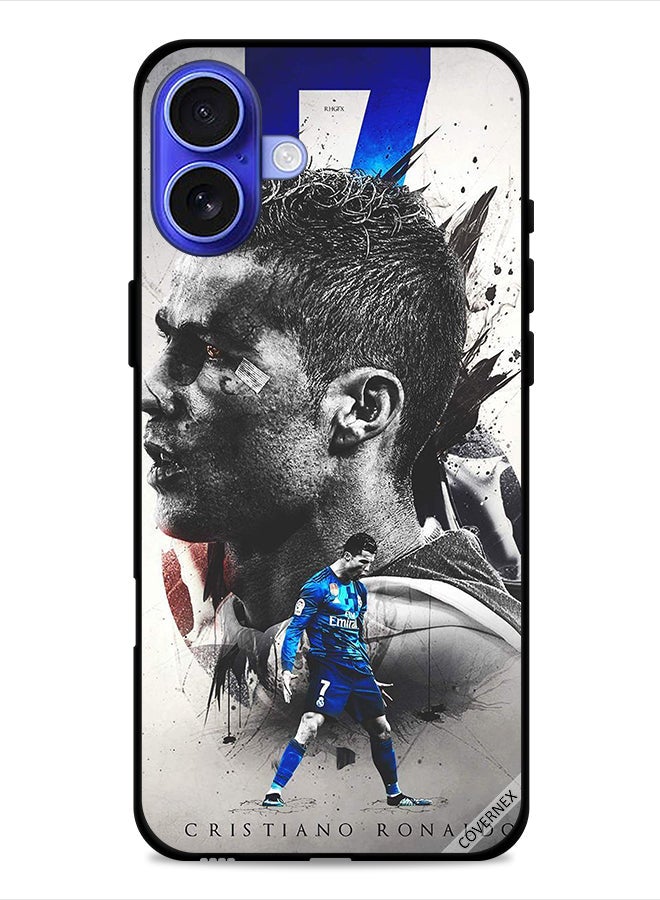 Covernex Apple iPhone 16 Protective Case Cover Cristiano Ronaldo Wallpaper - Image 1