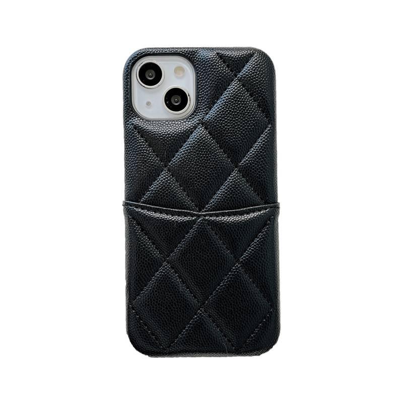 Protective Case | Leather Texture | Card Holder | Black | Shockproof Cover for iPhone 14 / 14 Plus / 14 Pro / 14 Pro Max - Image 5