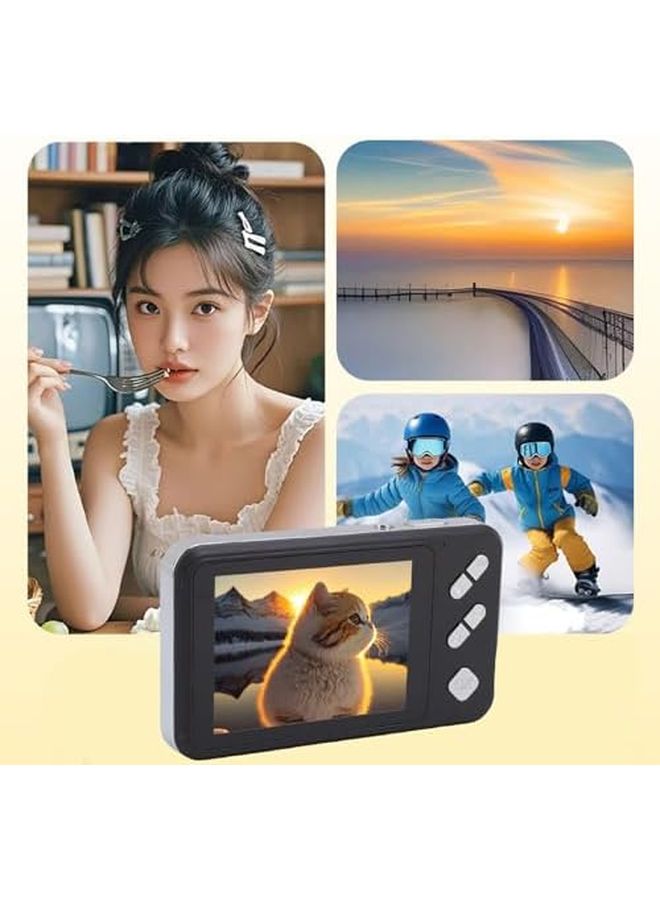 Digital Camera 4K AF Autofocus Dual Screen 16X Zoom 64MP HD Compact Portable Camera - Image 4