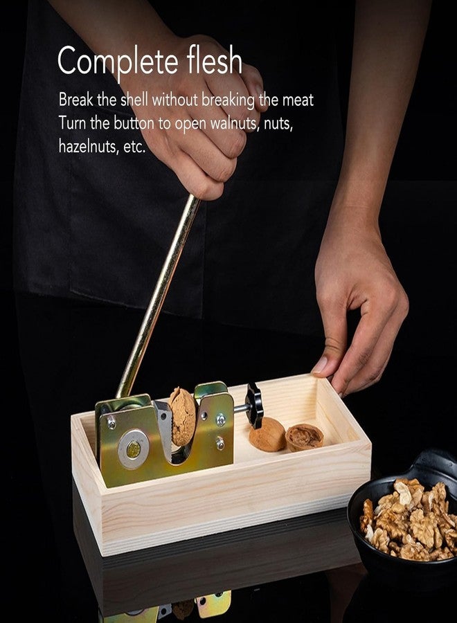 زيروديس كسارة الجوز، كسارة جوز البقان، كماشة الجوز، كسارة قشور الجوز شديدة التحمل، أداة فتح جوز البقان والجوز البرازيلي - Image 4