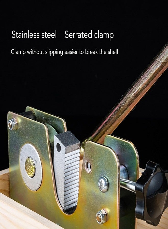 زيروديس كسارة الجوز، كسارة جوز البقان، كماشة الجوز، كسارة قشور الجوز شديدة التحمل، أداة فتح جوز البقان والجوز البرازيلي - Image 5