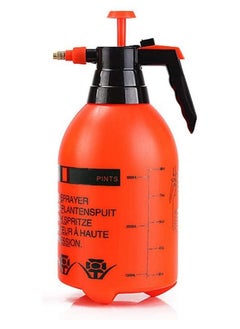 MARGOUN 3-Liter Handheld Pressure Sprayer – Adjustable Plastic Spray Bottle for Home Cleaning and Garden Watering (Orange/Black)  - Image 4