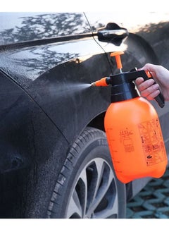 MARGOUN 3-Liter Handheld Pressure Sprayer – Adjustable Plastic Spray Bottle for Home Cleaning and Garden Watering (Orange/Black)  - Image 5