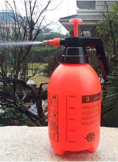 MARGOUN 3-Liter Handheld Pressure Sprayer – Adjustable Plastic Spray Bottle for Home Cleaning and Garden Watering (Orange/Black)  - Image 3