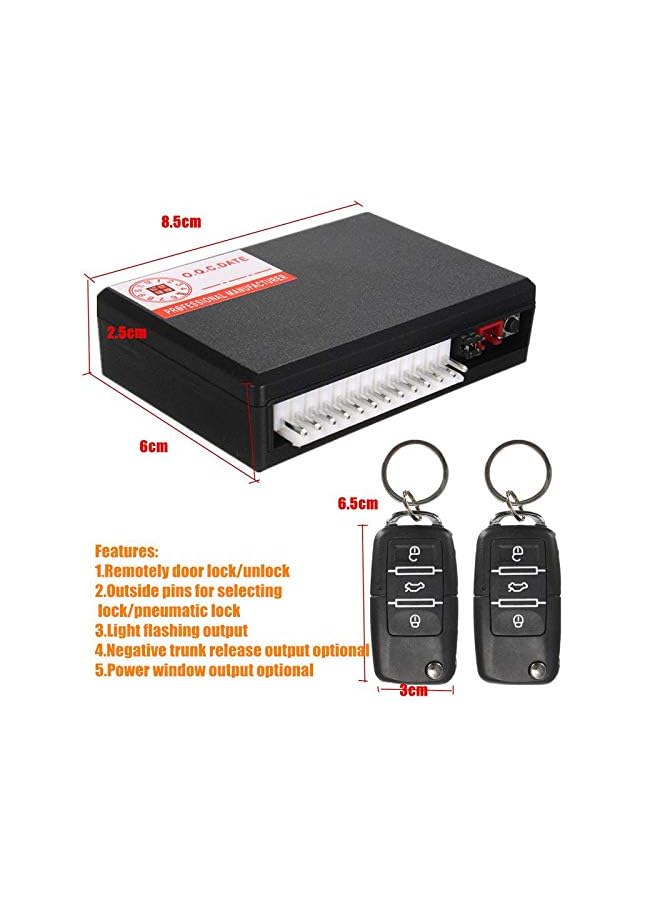 PROMASS Car Vehicle Remote Control Central Kit Door Lock Locking Keyless Entry Theft System - Image 2