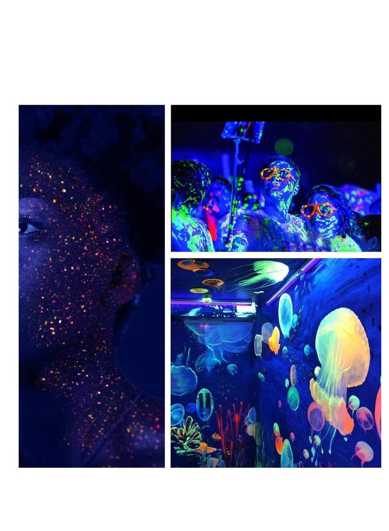 SEISSO مسحوق يتلألأ في الظلام 12 لون صبغة راتنج إبوكسي صبغة مضيئة مسحوق آمن يدوم طويلاً للفنون الجميلة، فن الأظافر DIY، ملون راتنج إبوكسي، حرف يدوية DIY وحفلات ذات طابع، 0.7 أونصة لكل منها - Image 4