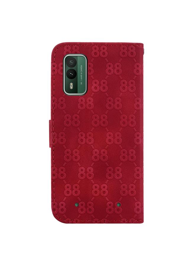 S-TOP Case For Nokia XR21 Double 8-shaped Embossed Leather Phone Case - Image 3