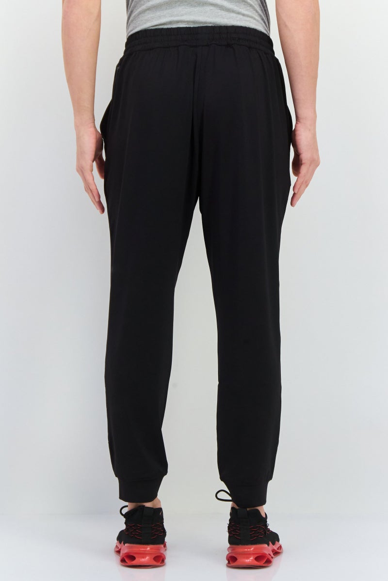 PUMA سروال رياضي للرجال مع حبل سحب، أسود - Image 4